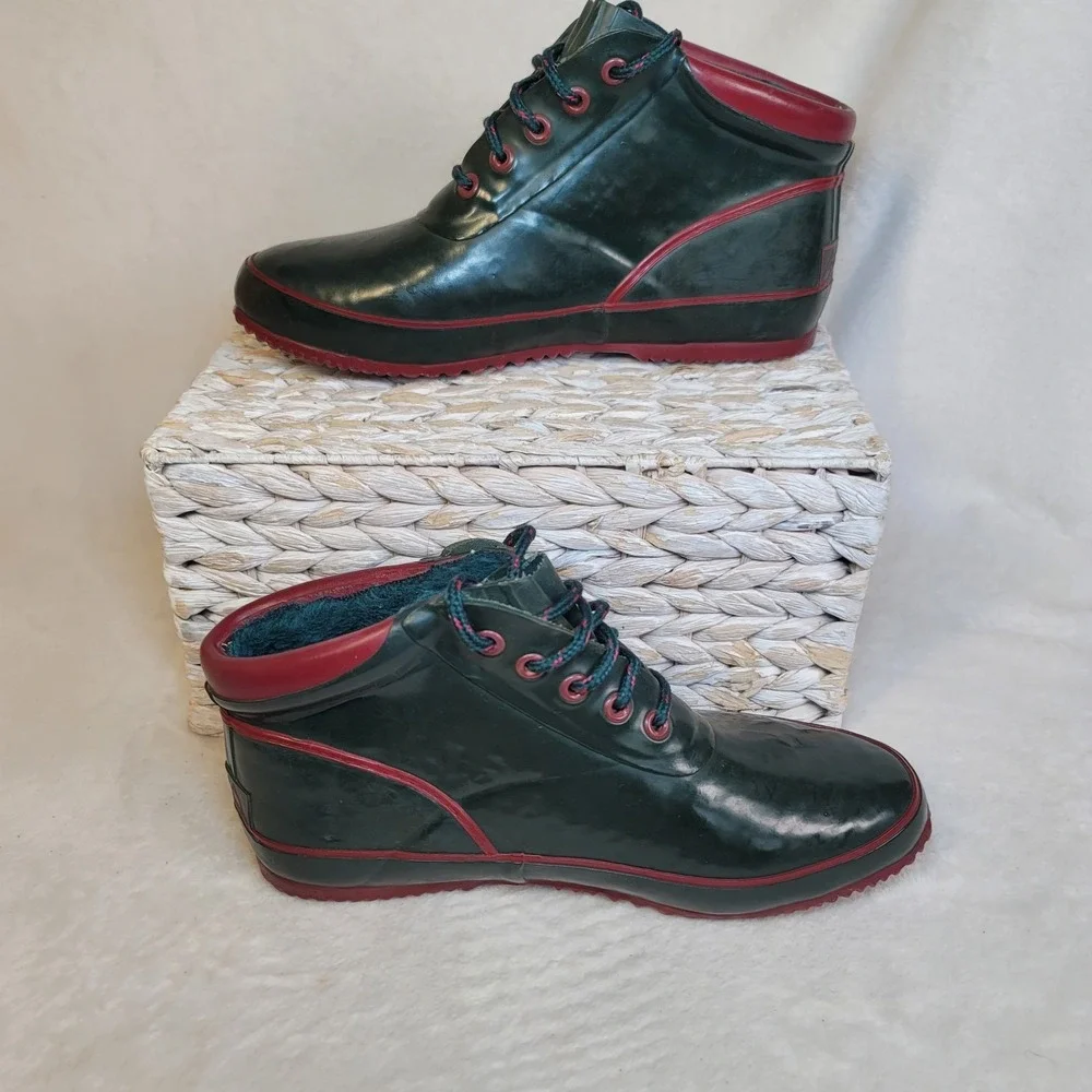 Sport Treds Ankle Boots‎ Rain Waterproof Thinsulate Nautical Insulation Womens 9
